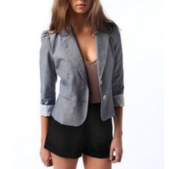 Sparkle & Fade Jackets & Blazers - Sparkle & Fade Chambray Jacket